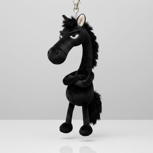 Cheeky Horse Black - Plain