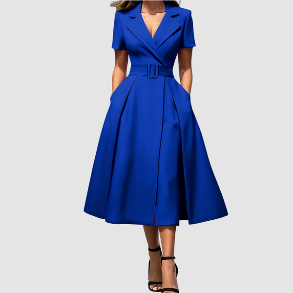 Elegant Black A-Line Dress